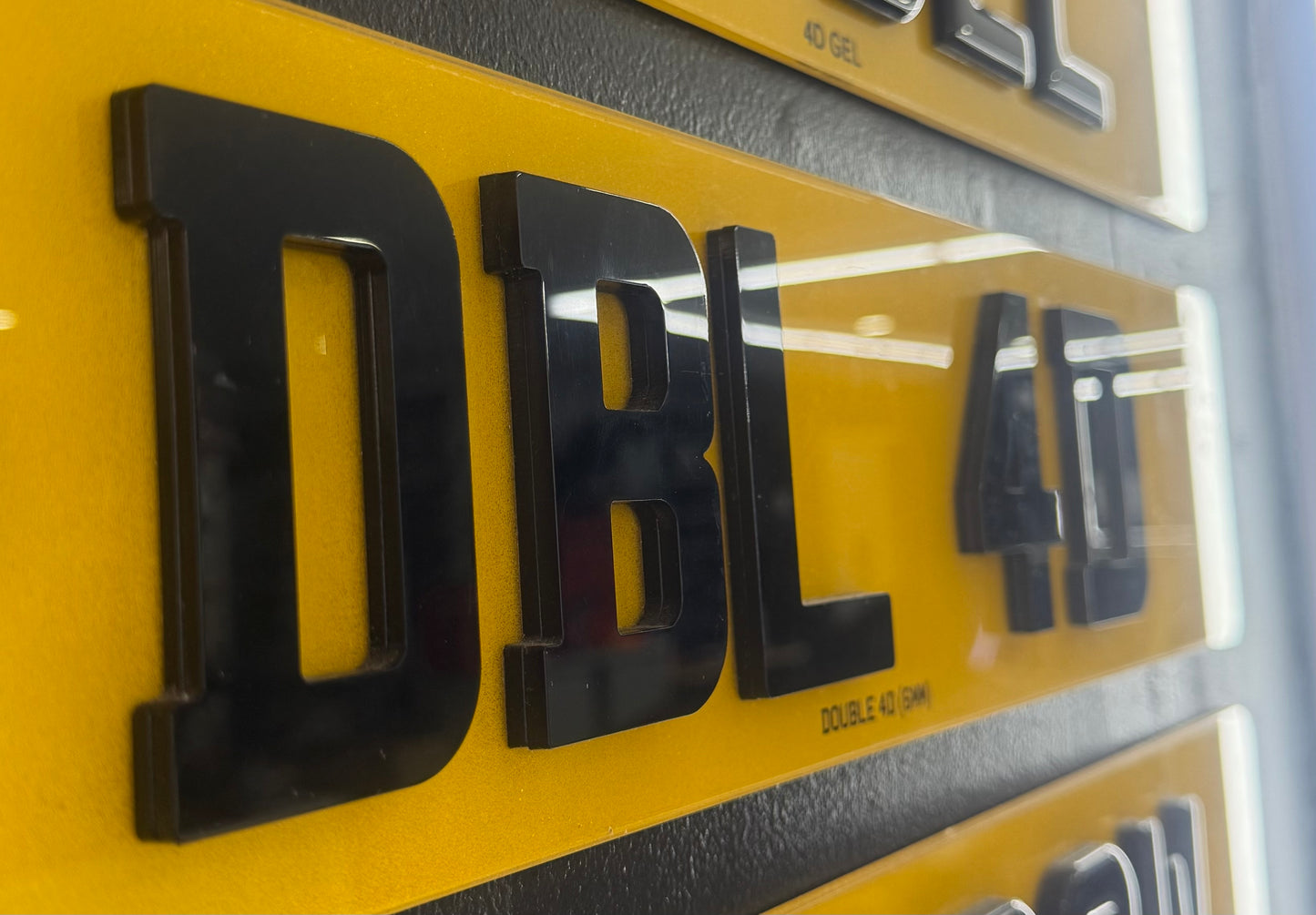 Pair Double 4D Number Plates