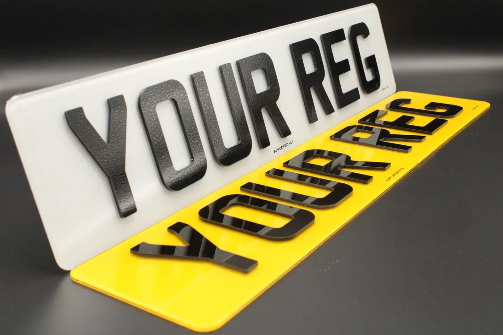 4D Premium number plate