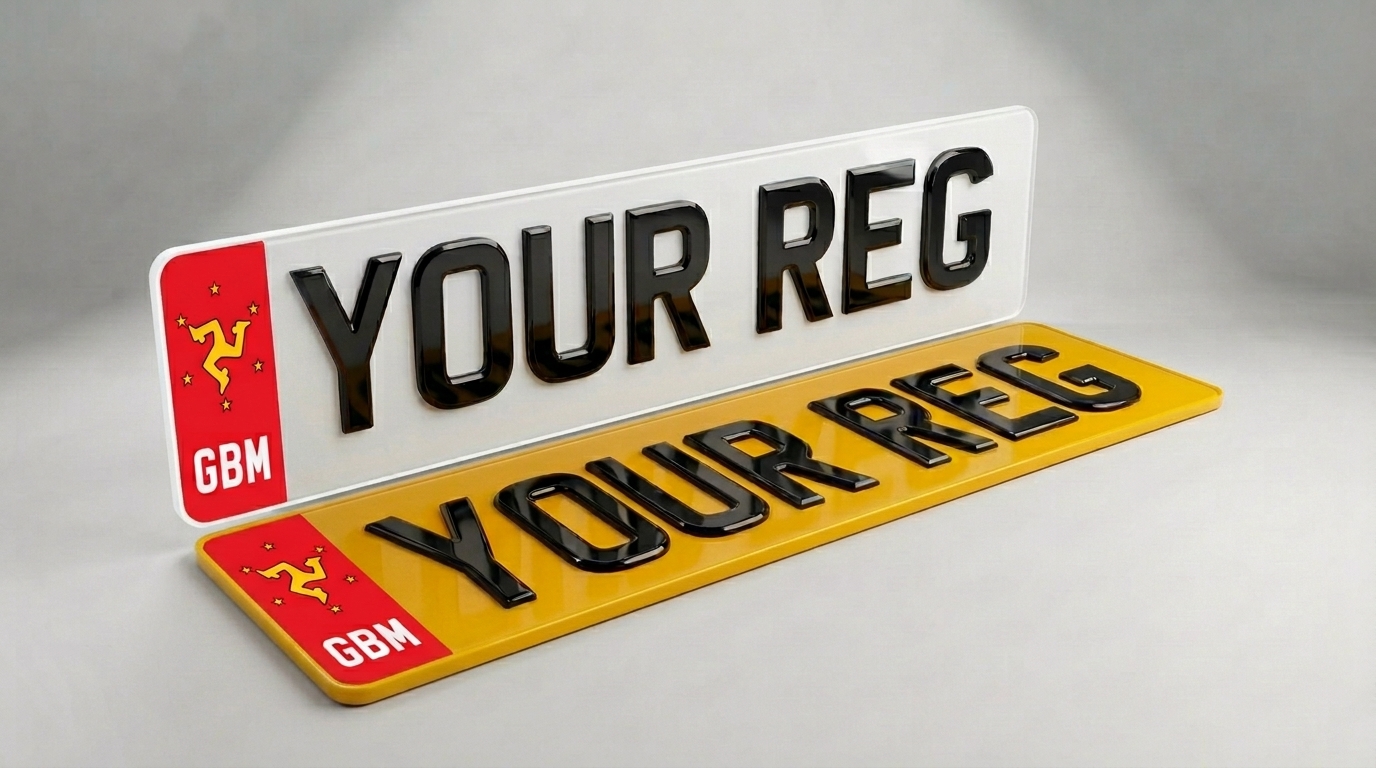 4D Premium — Isle of Man number plate — product photo