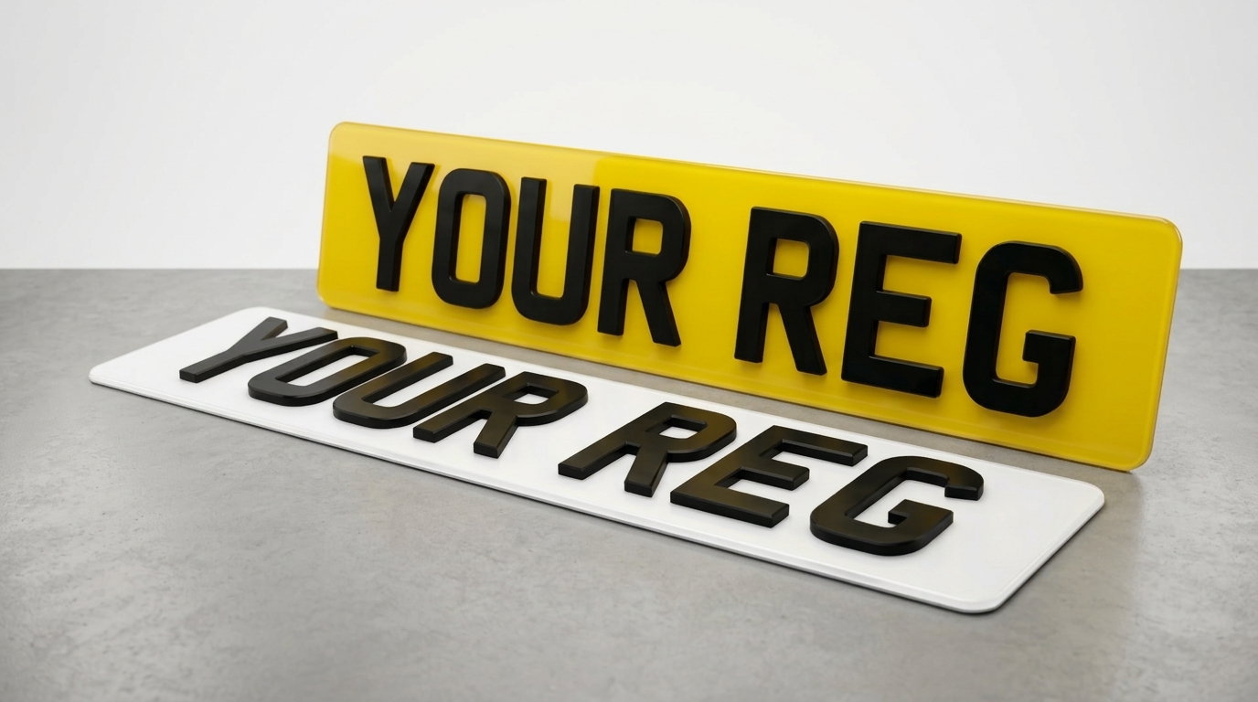 4D Premium Number Plates — product photo