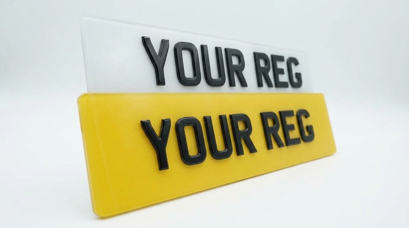 4D Premium — Range Rover Sport (2022 Onwards) number plate — product photo
