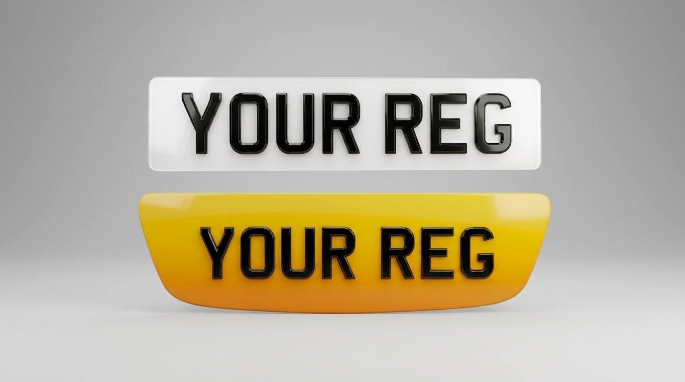 4D Premium — Rover 75 & MG ZT number plate — product photo
