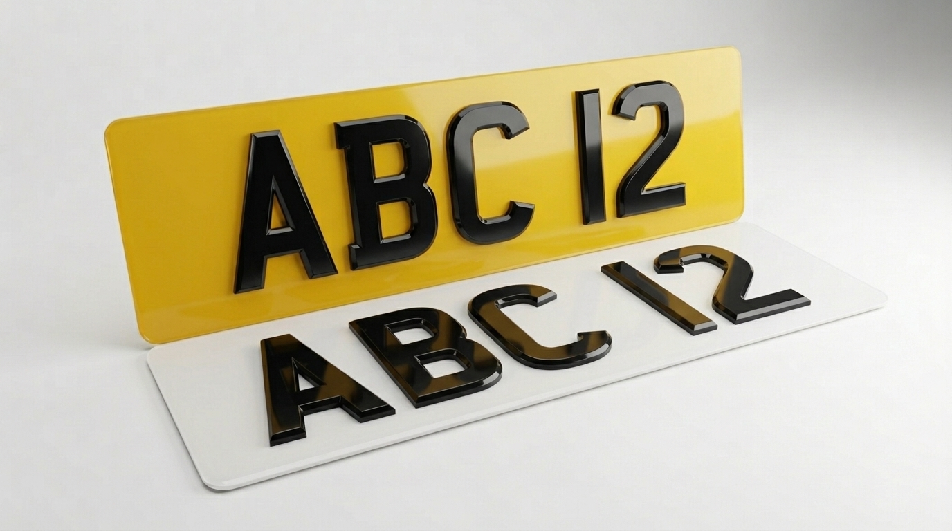 4D Premium — Short Plate (5 Digits) number plate — product photo