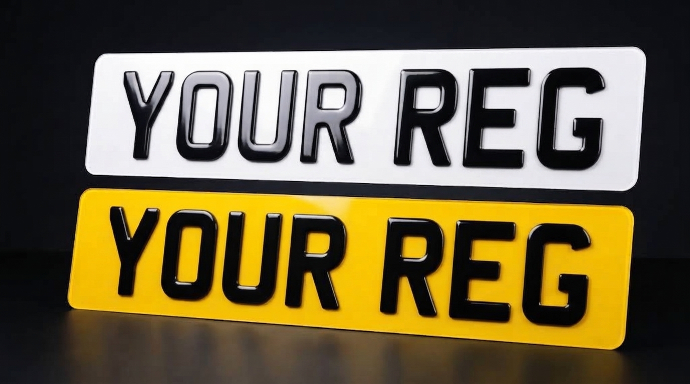 3D Gel — 3D High-Gloss Gel Dome number plate — product photo