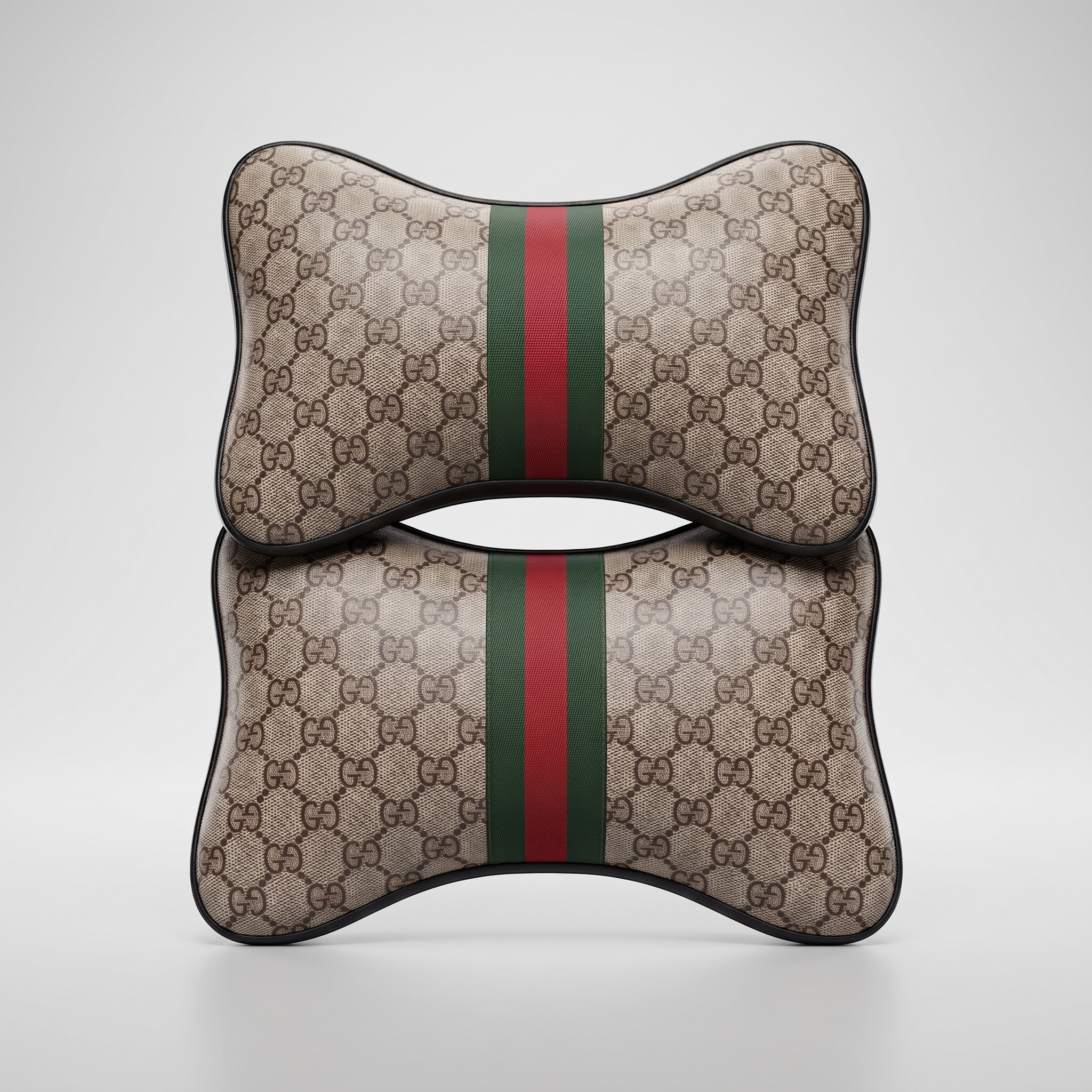 Car Pillow 'Gucci' Pair — Moss Beige — product photo