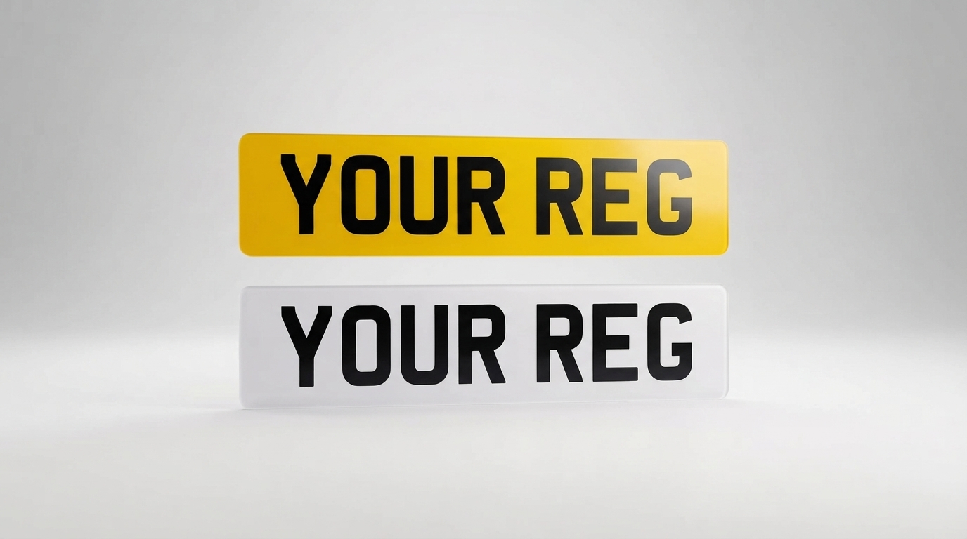 2D Standard Number Plates — product photo