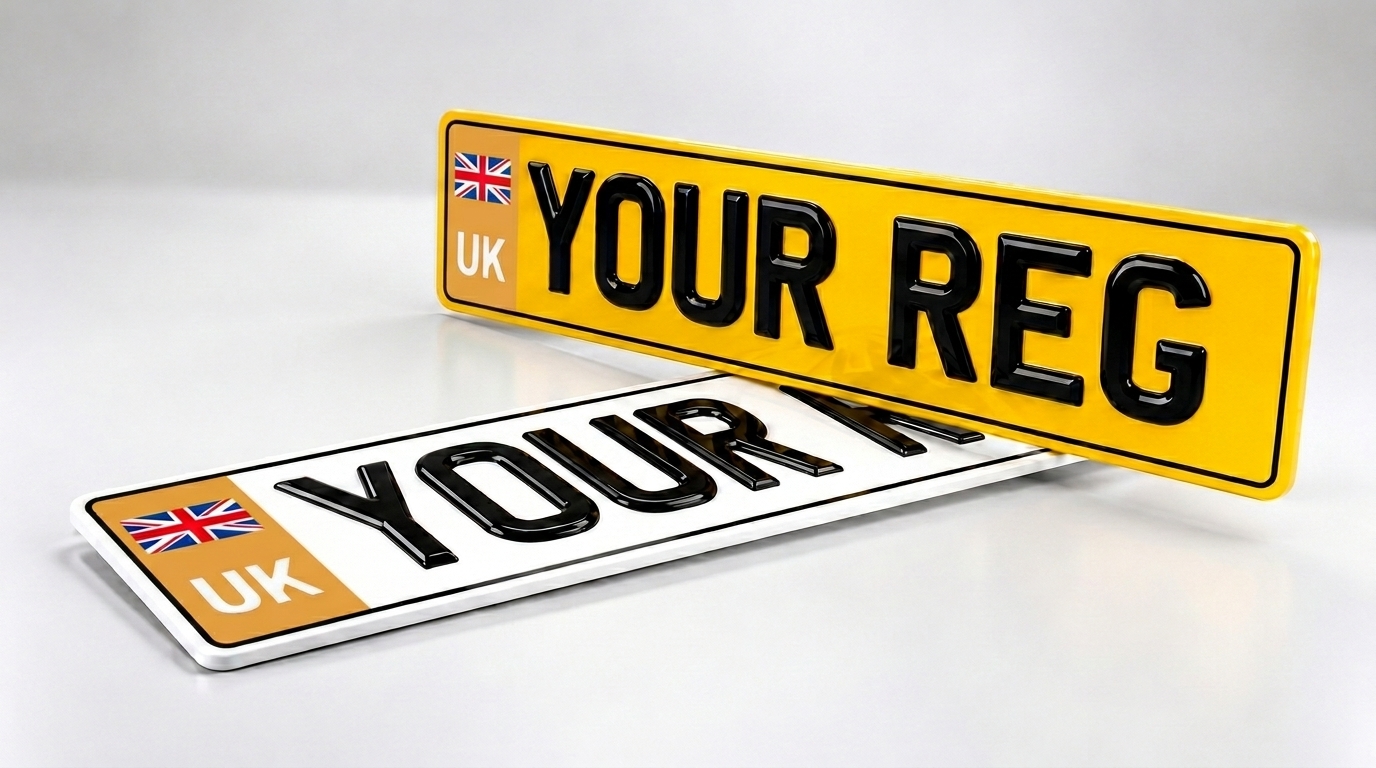 3D Gel — Gold Badge number plate — product photo