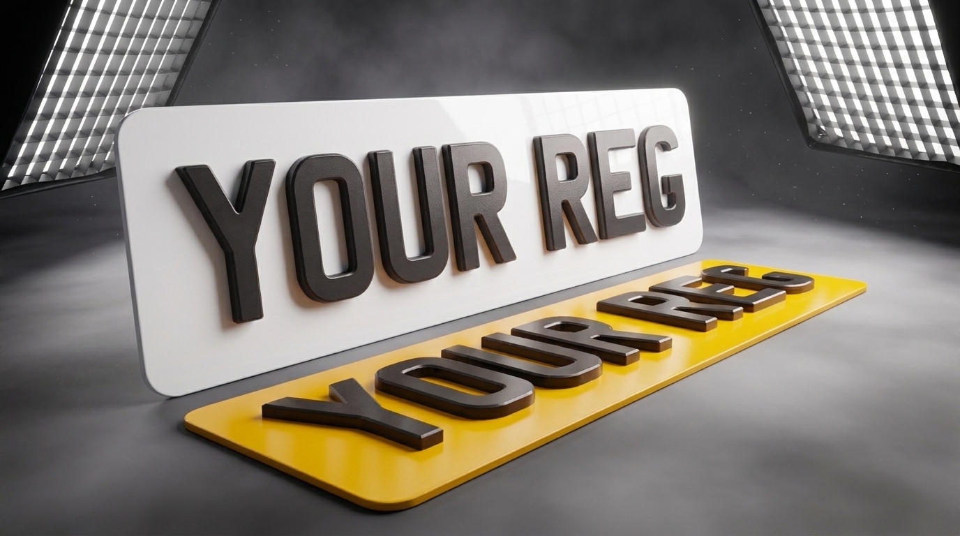 4D Premium Number Plates — product photo