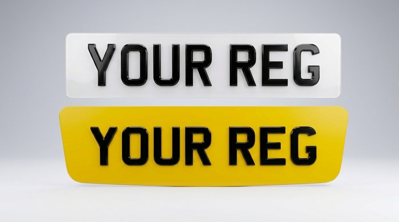 4D Premium — Aston Martin DB9 & DBS number plate — product photo