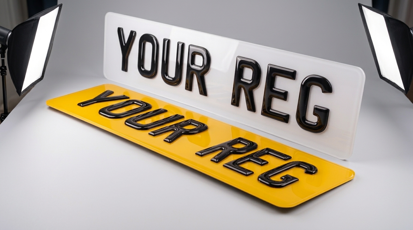3D Gel Number Plates — product photo