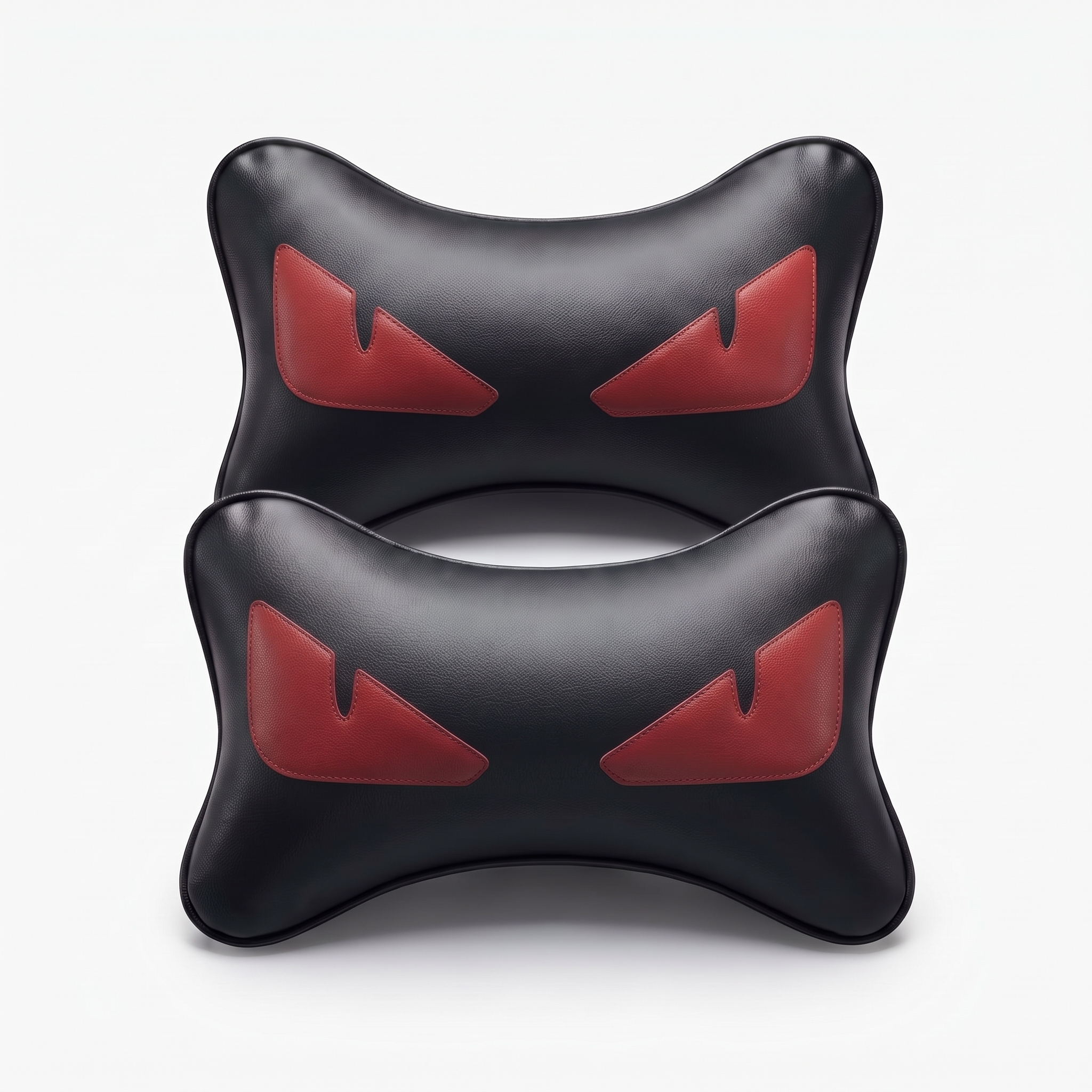 Car Pillow 'Eyes' Pair — Red — product photo