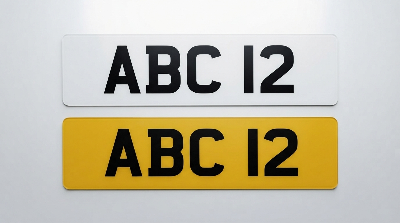 2D Standard — Short Plate (5 Digits) number plate — product photo