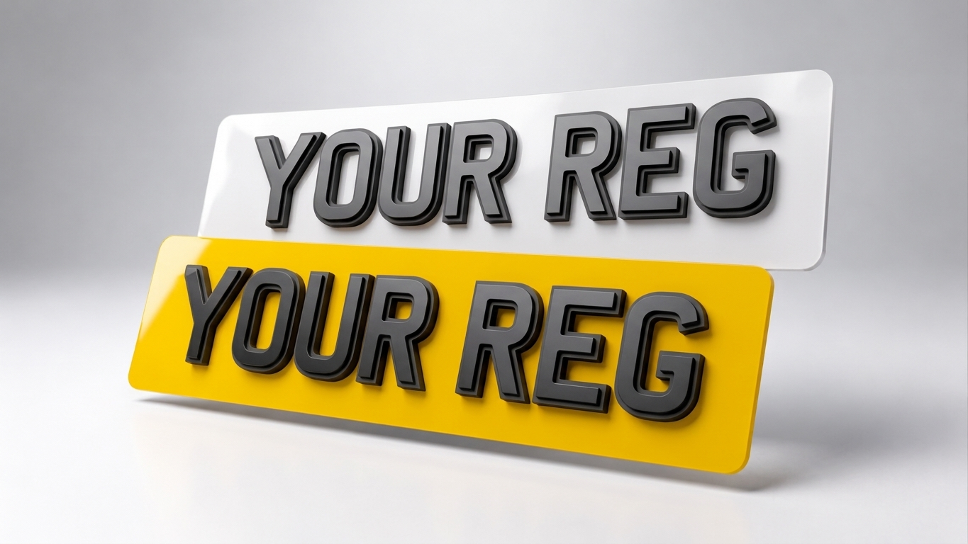 Shadow — UK Standard Number Plates — product photo
